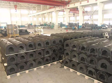High Elasticity Solid Rubber Fenders